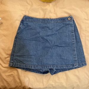 Denim Skort